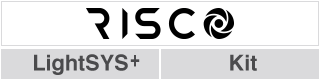 Risco LightSYS+ kit métallique avec: 1x