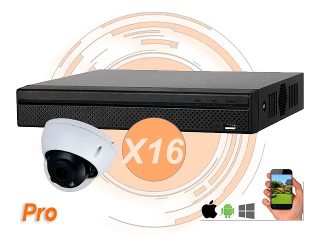 kit vidéosurveillance 4mp, int/ext, disque dur 1-6to