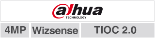 Dahua, WizSense TIOC 2.0 4MP Smart Dual 